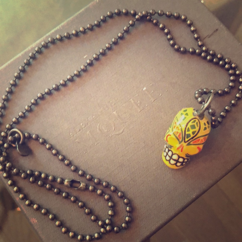 Alexander McQueen Tribal Skull necklace